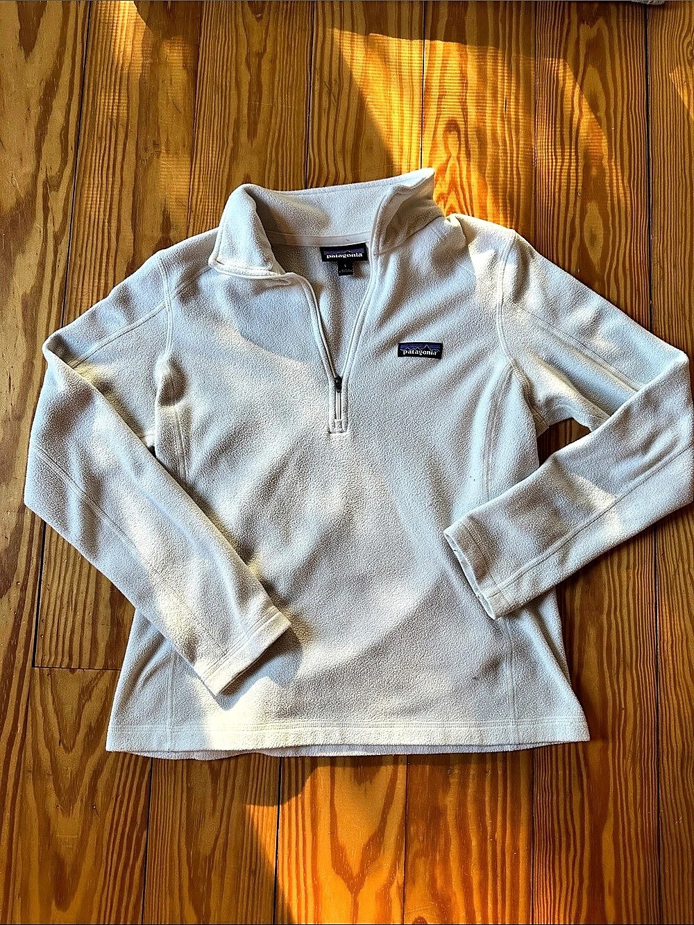 Patagonia Women's 1/4-Zip Fleece Pullover White